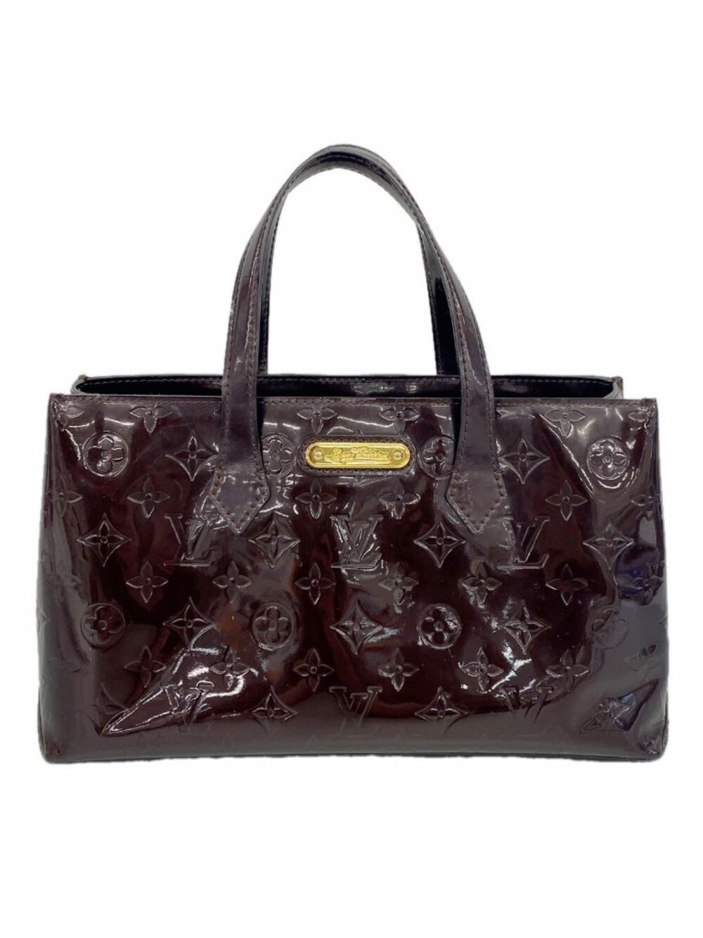 Louis Vuitton Tote Bag Vernis Wilshire PM Amarante